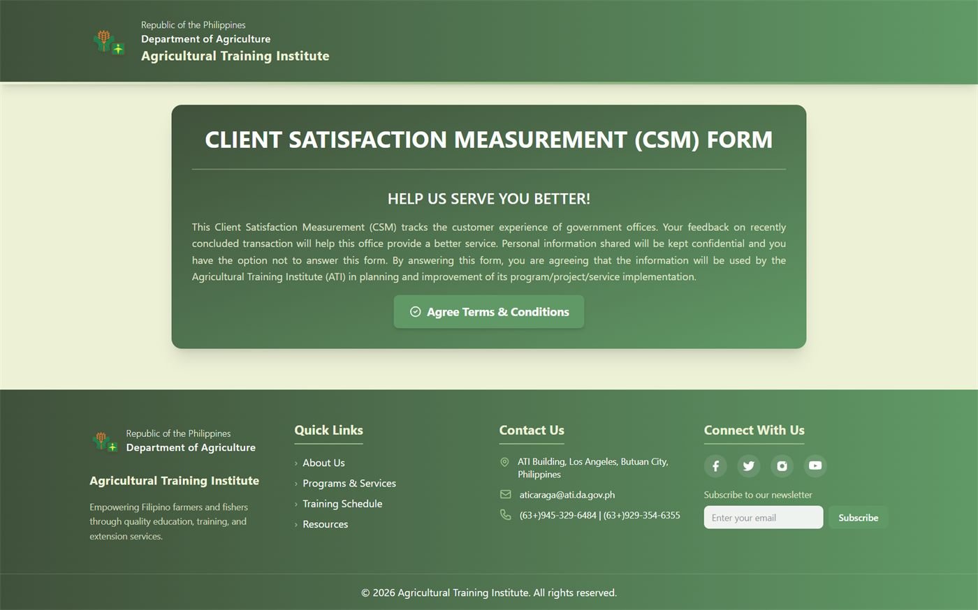 Client Satisfaction Measurement System screenshot 1 of 9